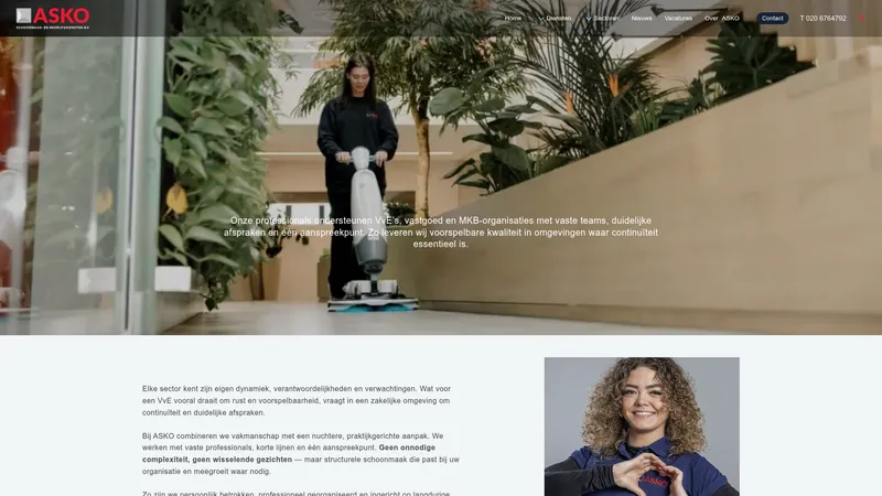 Website van Asko