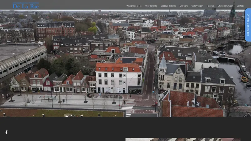 Website van bij Gevelrestauratie De La Rie