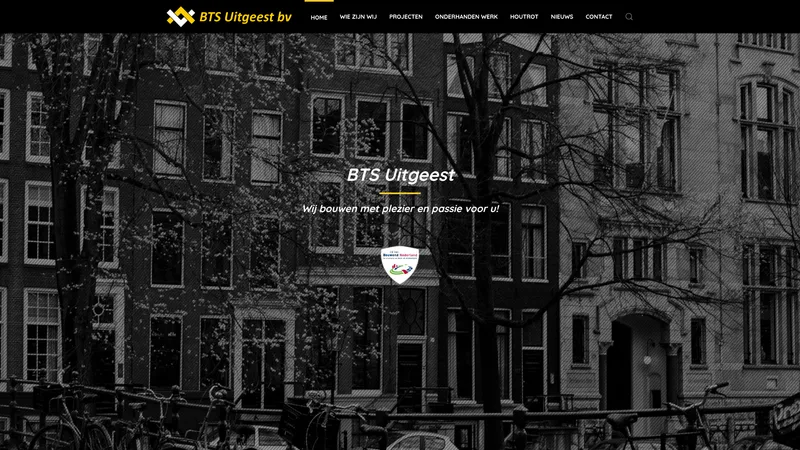 Website van BTS Uitgeest B.V