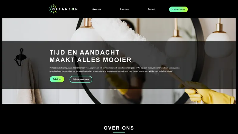 Website van Cleaneon