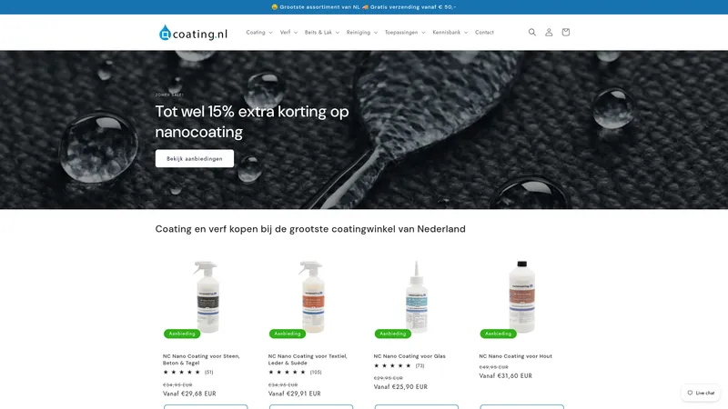 Website van coating AG