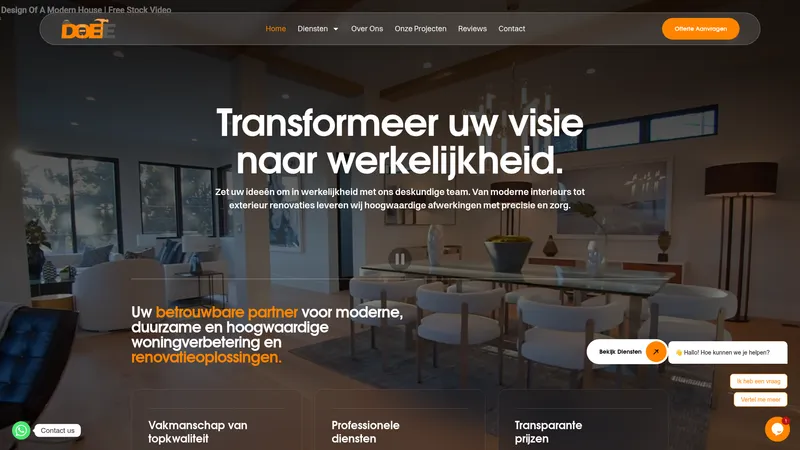 Website van Doee