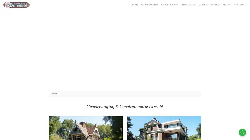 Website van Gevelrenovatie Verhoeven