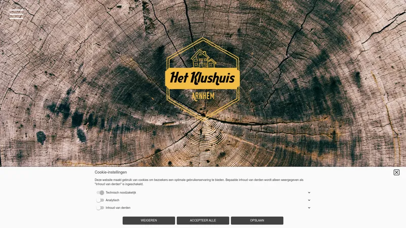 Website van Het Klushuis Arnhem