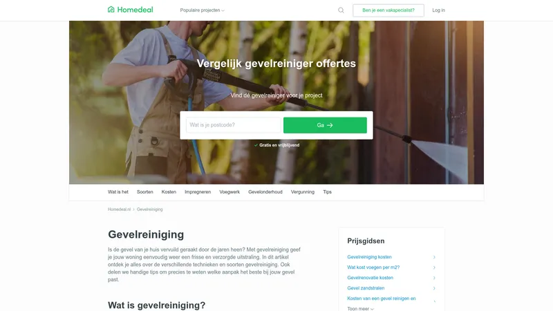 Website van Homedeal