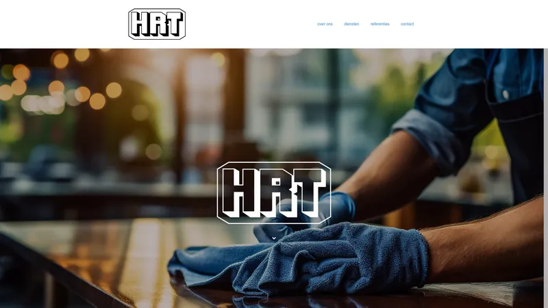 Website van HRT Reiniging