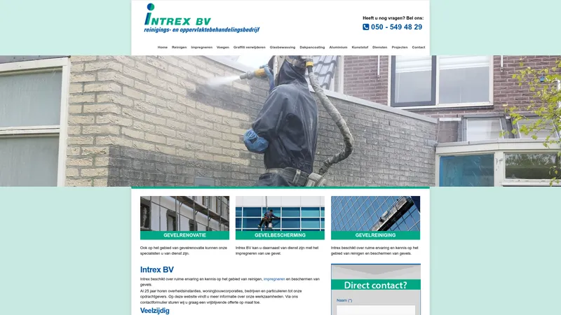 Website van Intrex BV