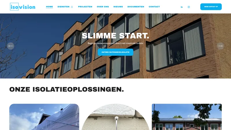 Website van Isovision BV