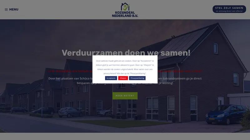 Website van Kozijndeal Nederland B.V