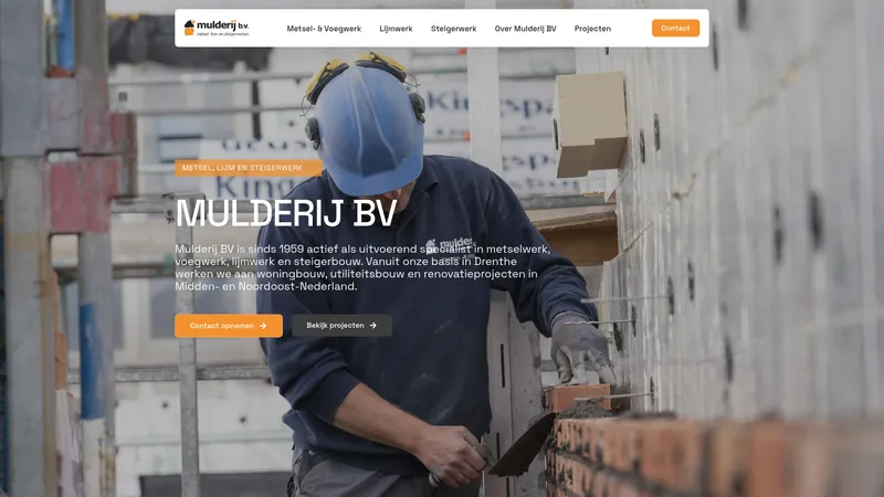 Website van Mulderij BV