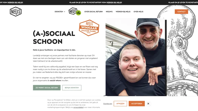Website van Nelis Company