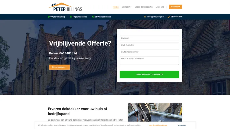 Website van Peter Jillings