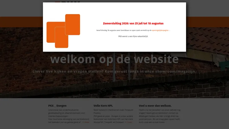 Website van PKX