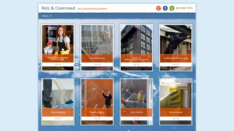 Website van Reiz & Coenraad