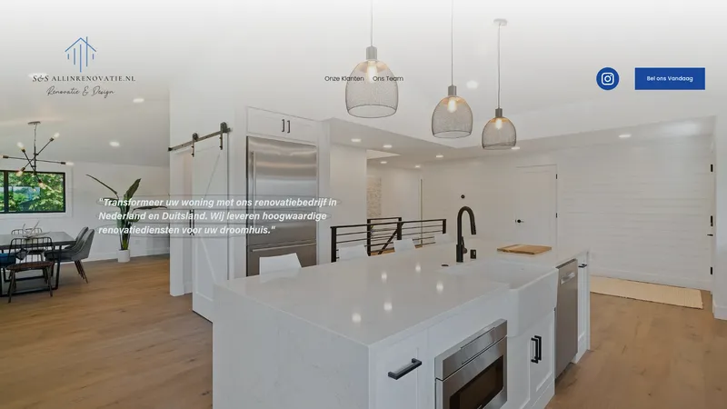 Website van S&S All in Renovatie