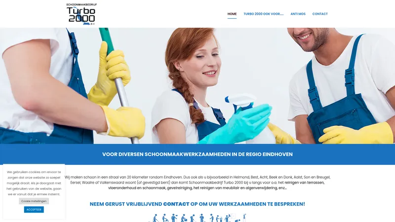 Website van Sara Clean & Polish cleaner
