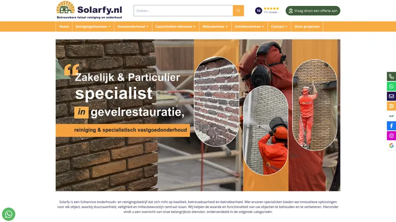 Website van Solarfy B.V