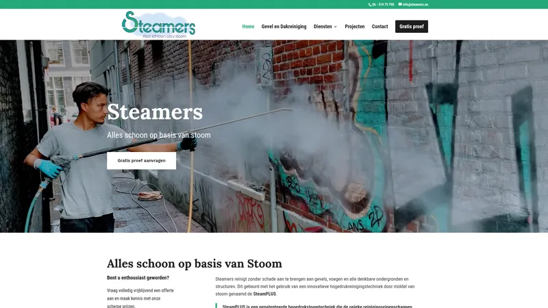 Website van Steamers
