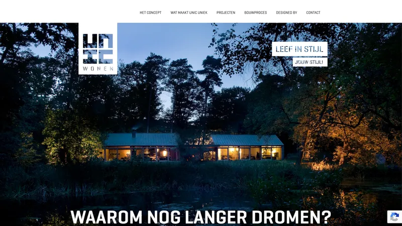 Website van UNICwonen