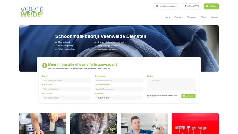 Website van Veenweide