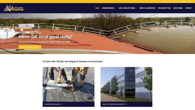 Website van Viruma B.V