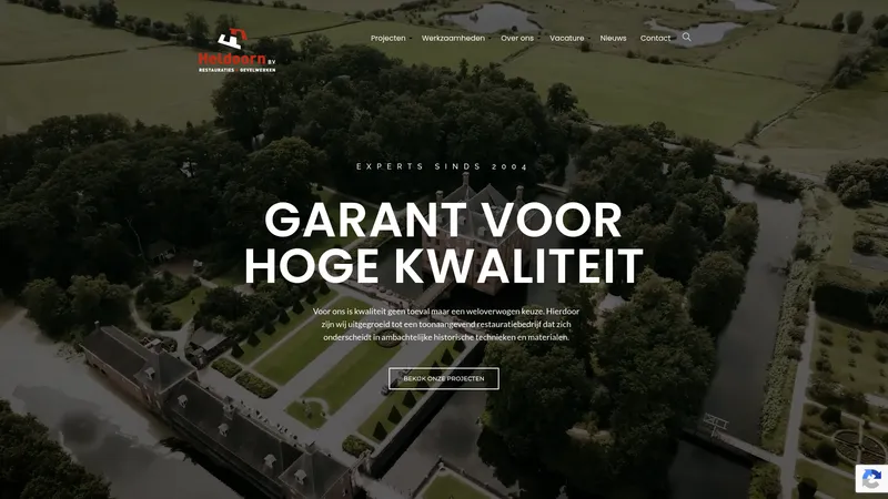 Website van Voegbedrijf Heldoorn