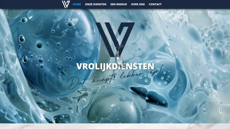 Website van Vrolijk diensten