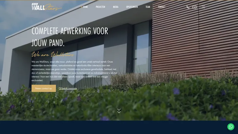 Website van We are Wallstars