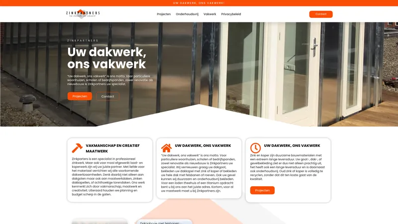 Website van Zinkpartners